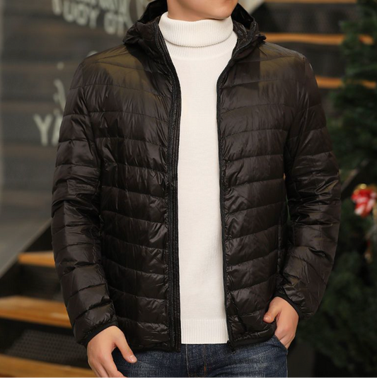 FEATHERWEIGHT HOODED DOWN JACKET