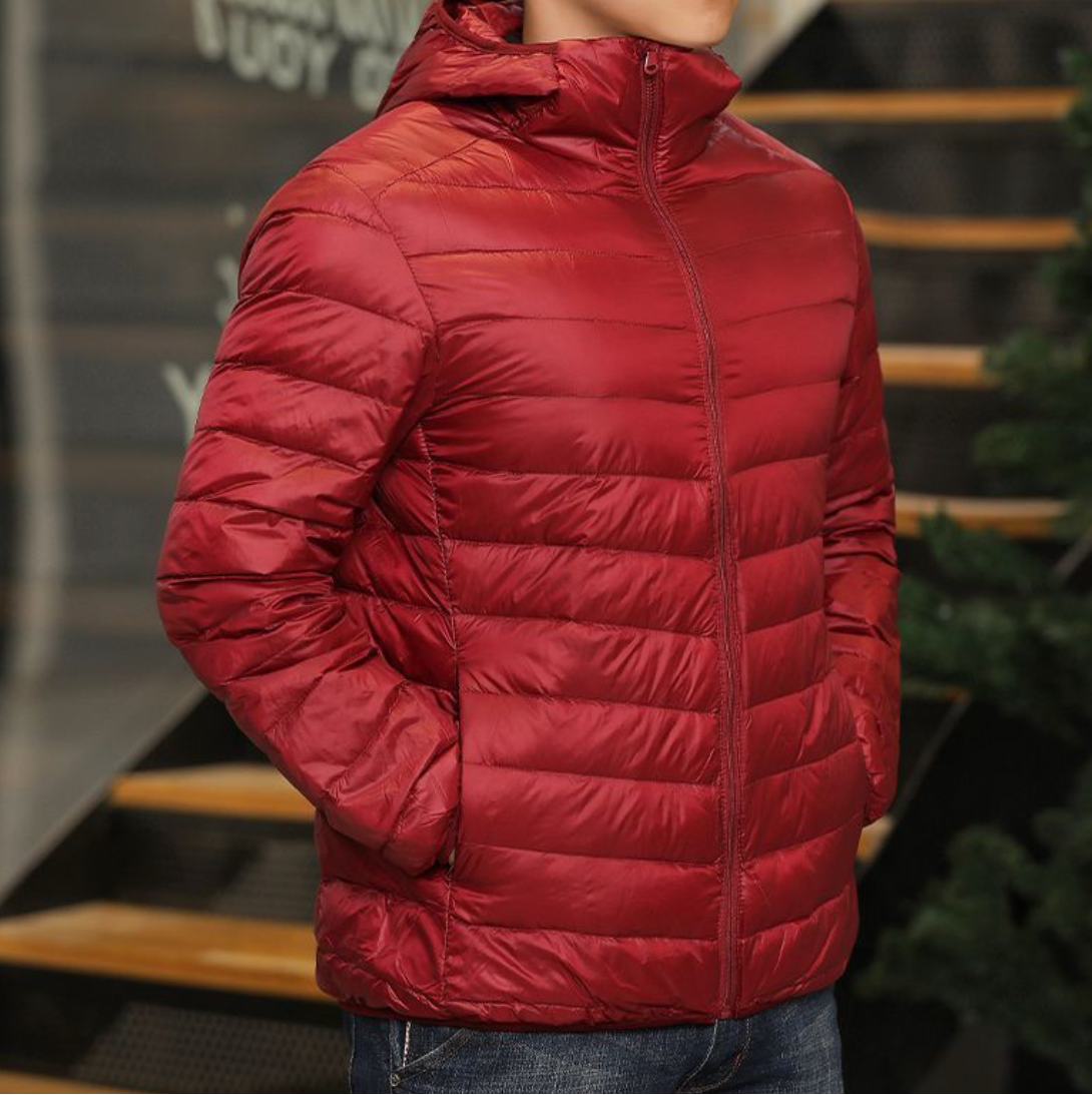 FEATHERWEIGHT HOODED DOWN JACKET