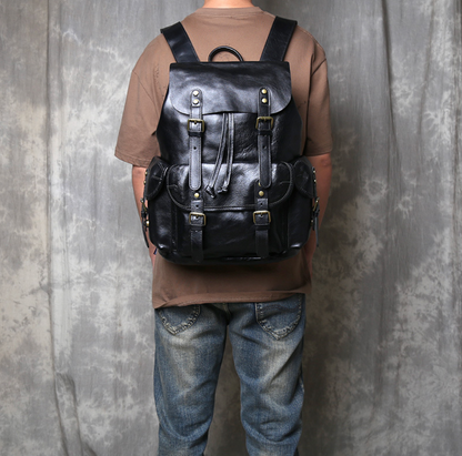 CRAZY HORSE LEATHER BACKPACK