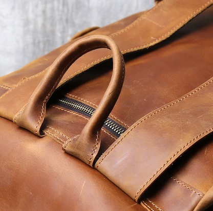 CRAZY HORSE LEATHER BACKPACK