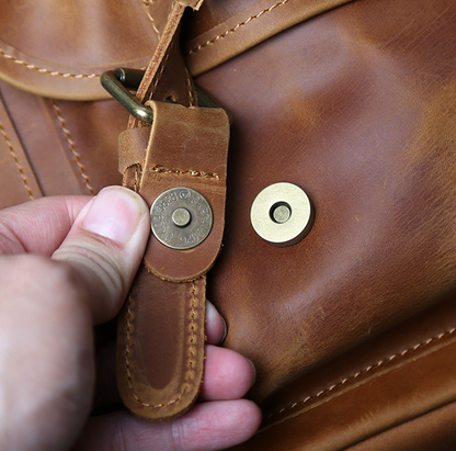 CRAZY HORSE LEATHER BACKPACK