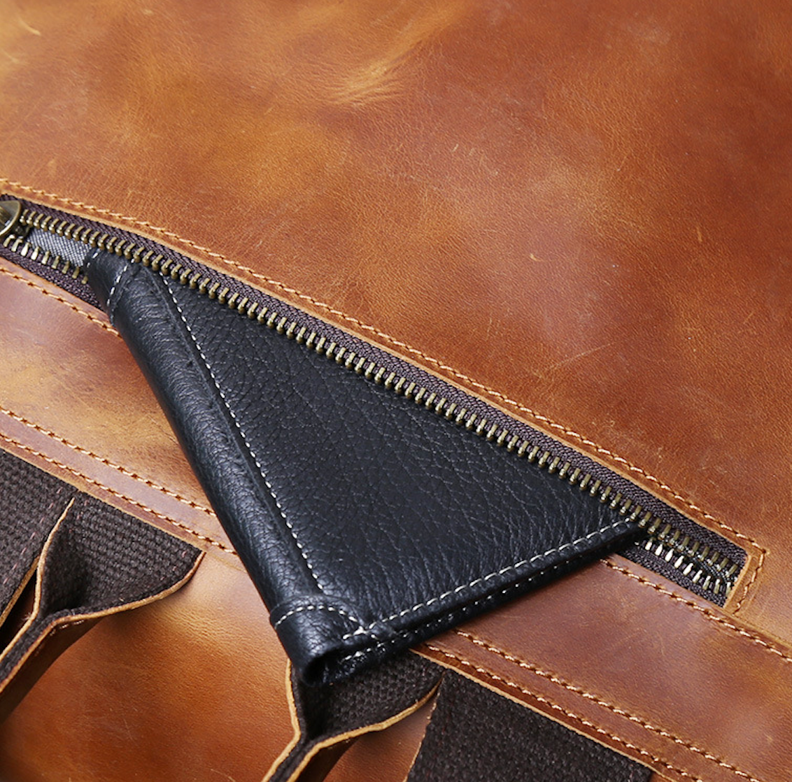 CRAZY HORSE LEATHER BACKPACK