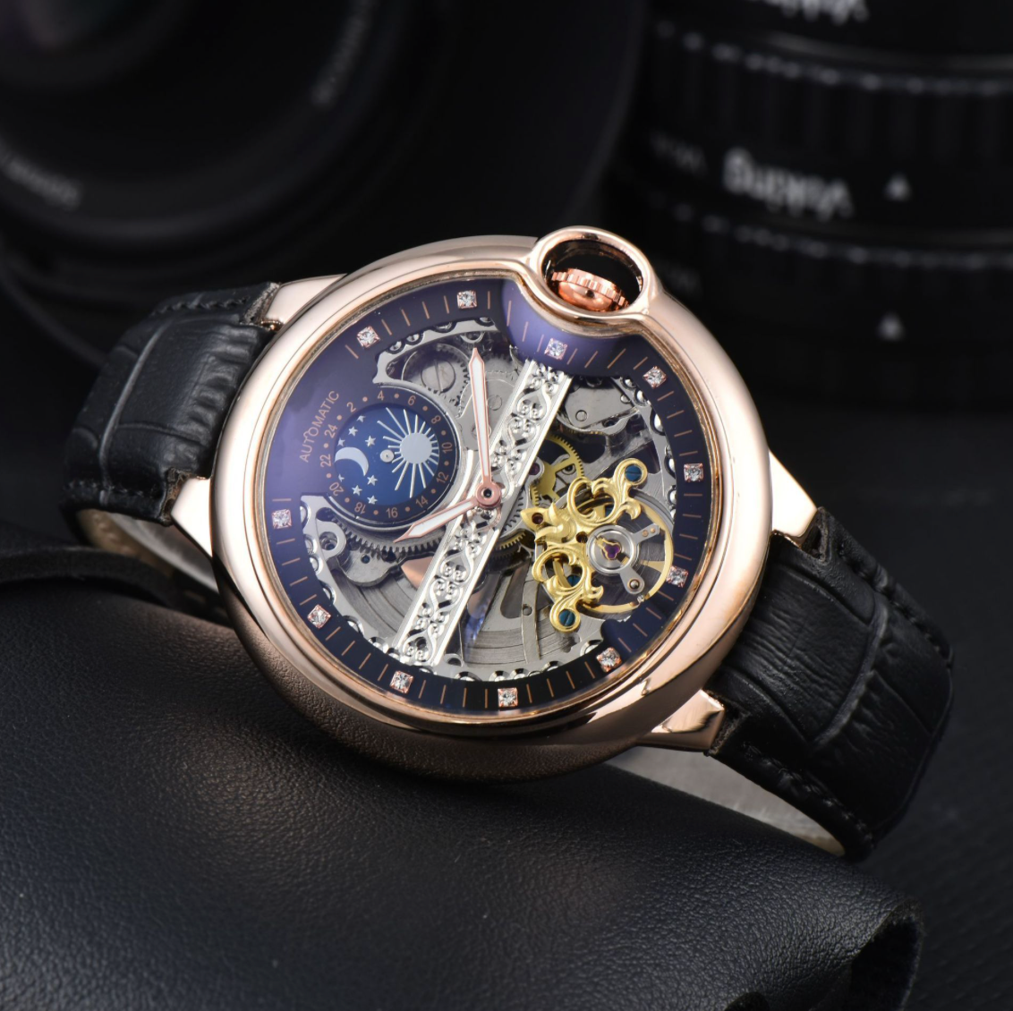 AUTOMATIC MOON TOURBILLON WATCH