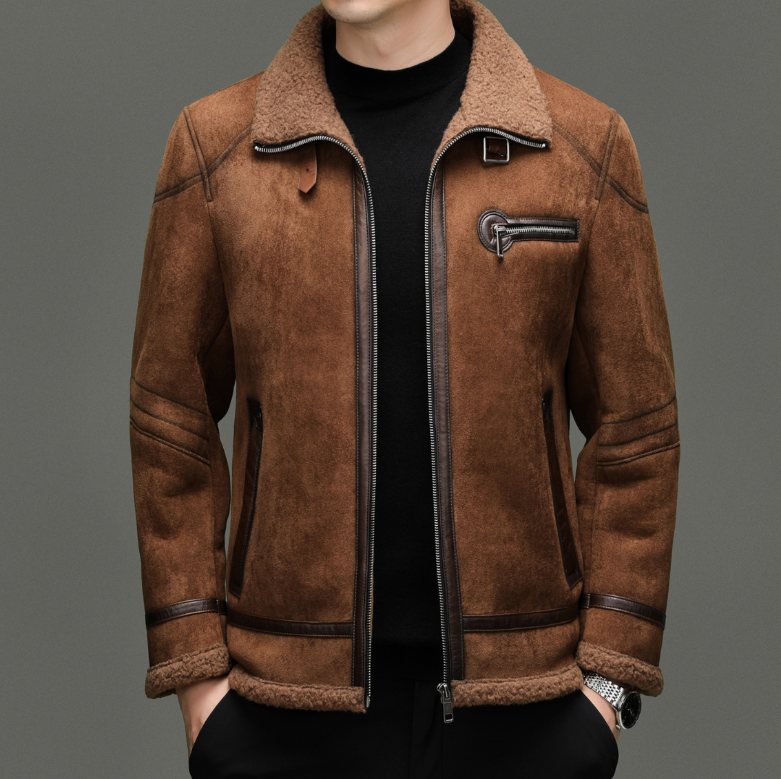 Sheepskin Winter Bomber