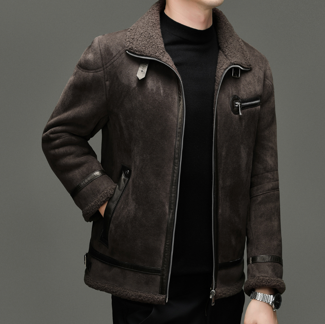 Sheepskin Winter Bomber