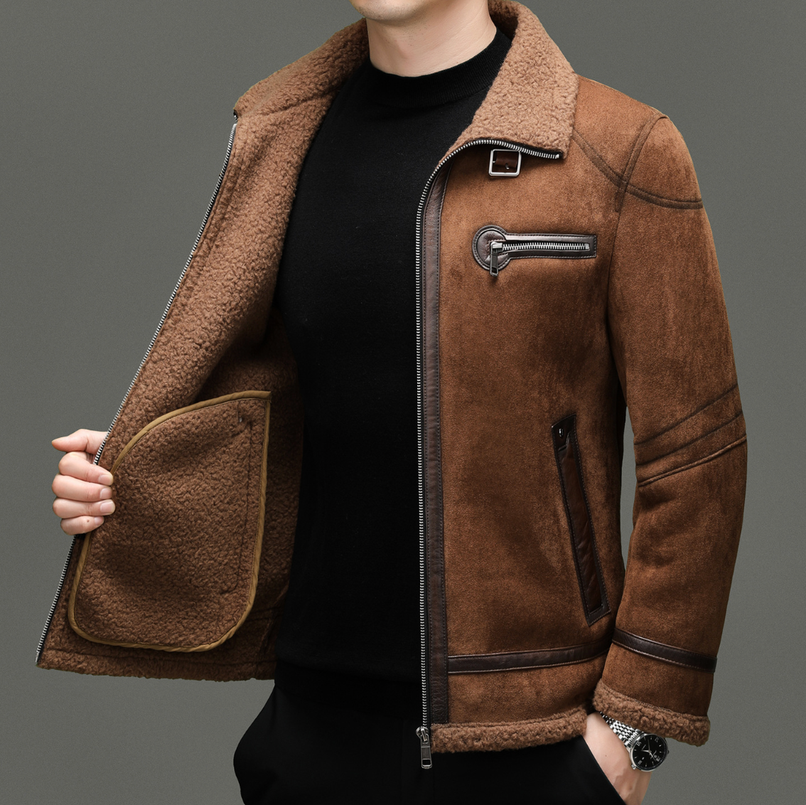 Sheepskin Winter Bomber