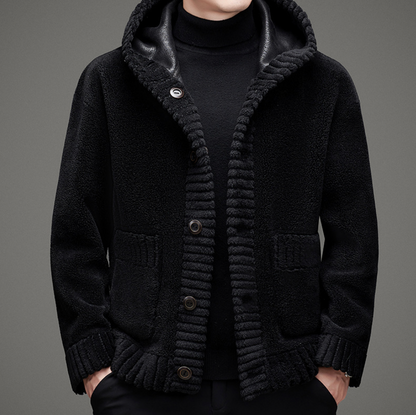 THICK REVERSIBLE SHEARLING COAT