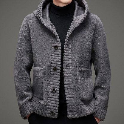 THICK REVERSIBLE SHEARLING COAT