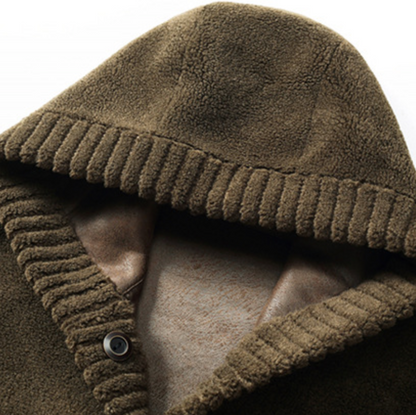 THICK REVERSIBLE SHEARLING COAT