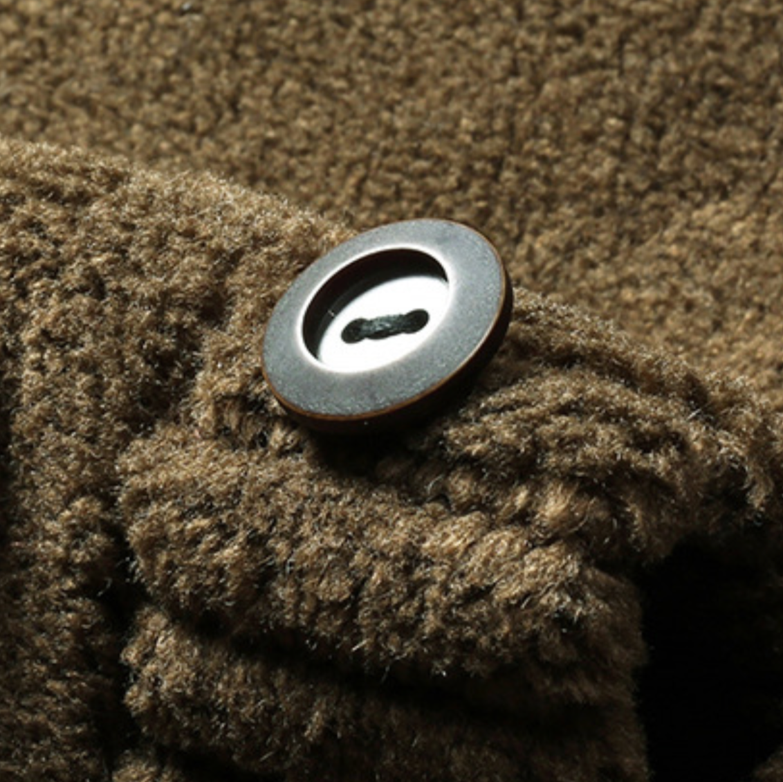 THICK REVERSIBLE SHEARLING COAT