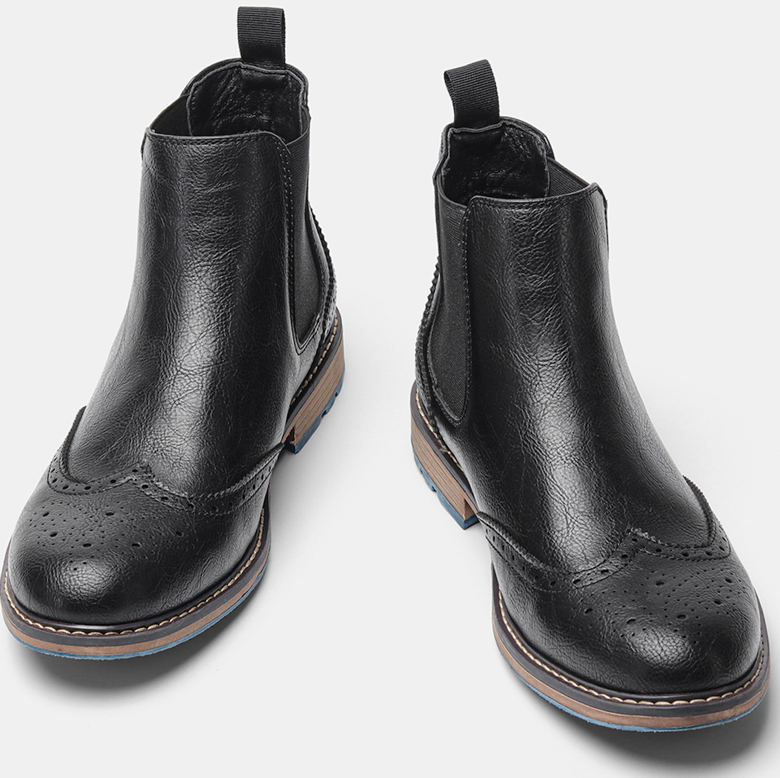 HERITAGE BROGUE CHELSEA BOOTS