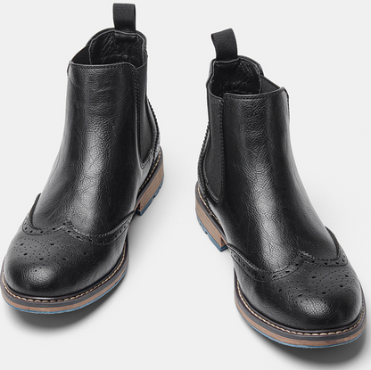 HERITAGE BROGUE CHELSEA BOOTS