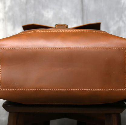 LEATHER TRAVEL BACKPACK