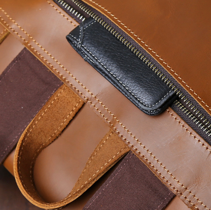 LEATHER TRAVEL BACKPACK