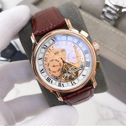 AUTOMATIC SKELETON DRESS WATCH