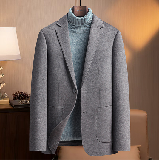 MULBERRY SILK WOOL BLAZER