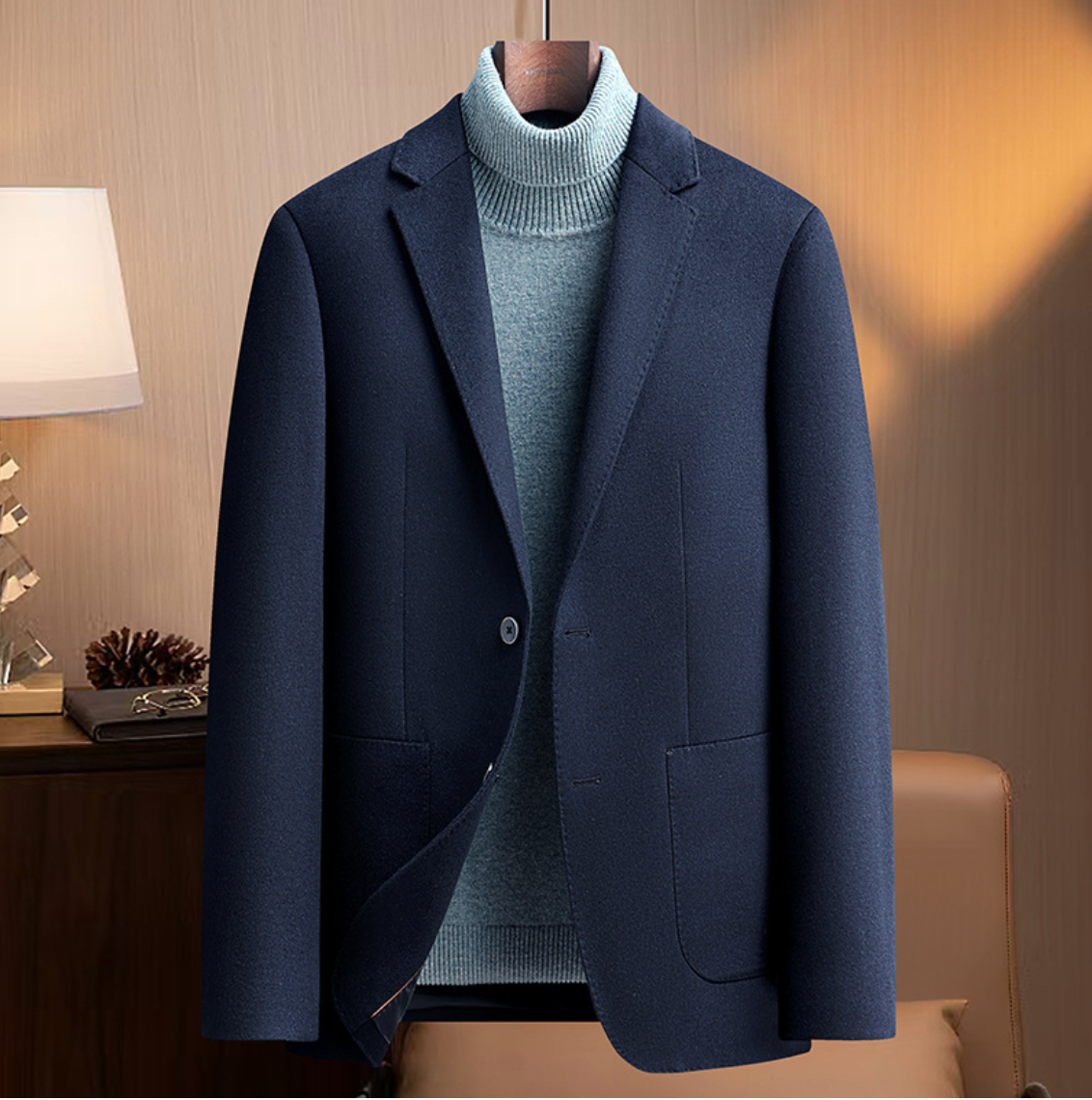 MULBERRY SILK WOOL BLAZER