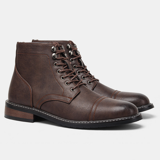 DURABLE RETRO CAP-TOE BOOTS