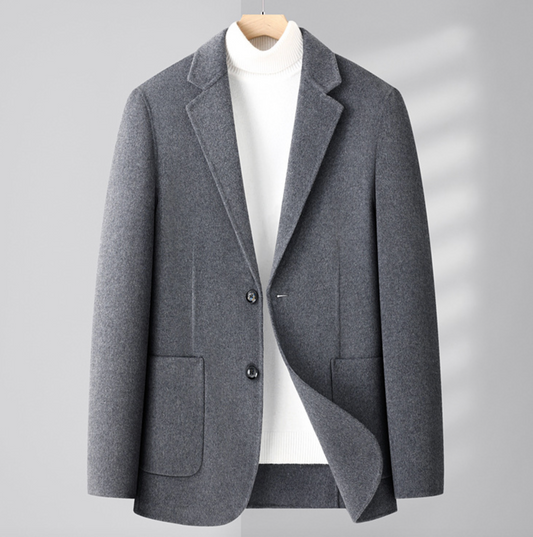 REVERSIBLE WOOL BLAZER