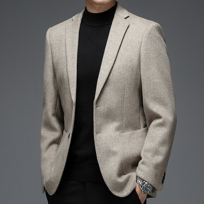 Wool-Tweed Business Blazer