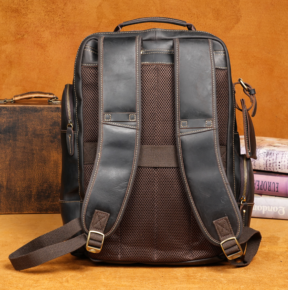 GENUINE LEATHER BACKPACK
