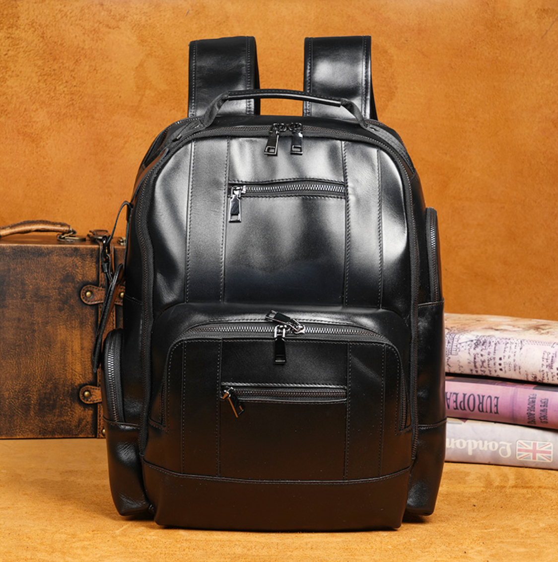 GENUINE LEATHER BACKPACK
