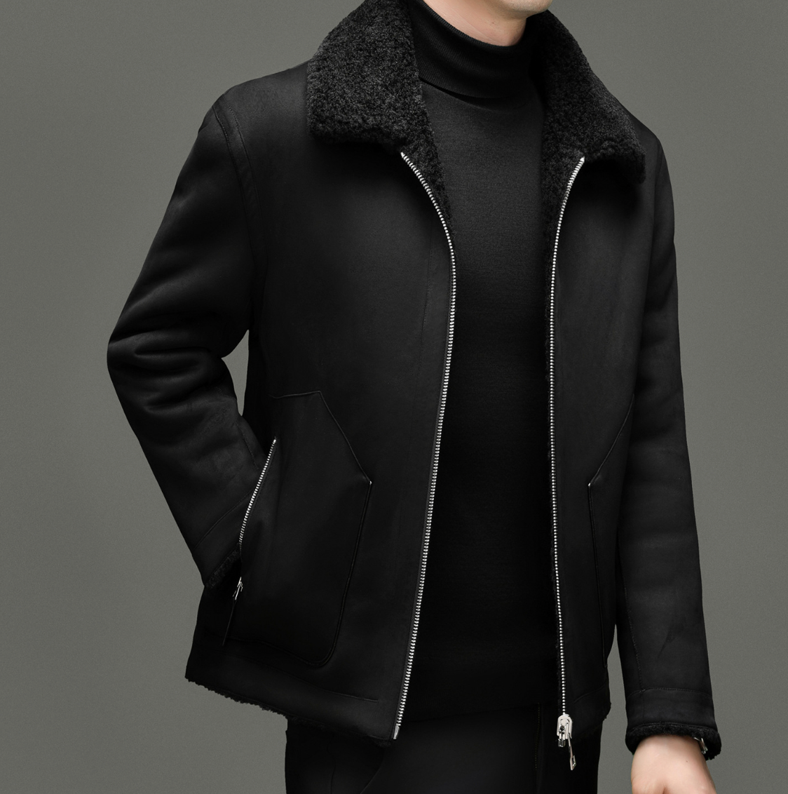 Sheepskin Warm Parka