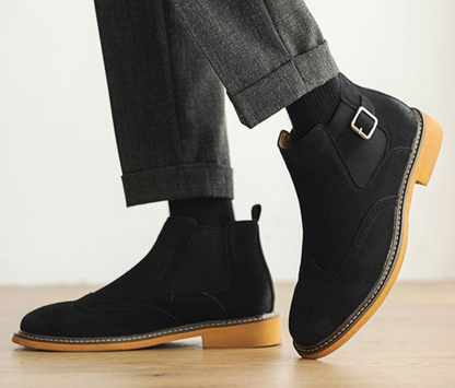 STRAP CHELSEA BOOTS