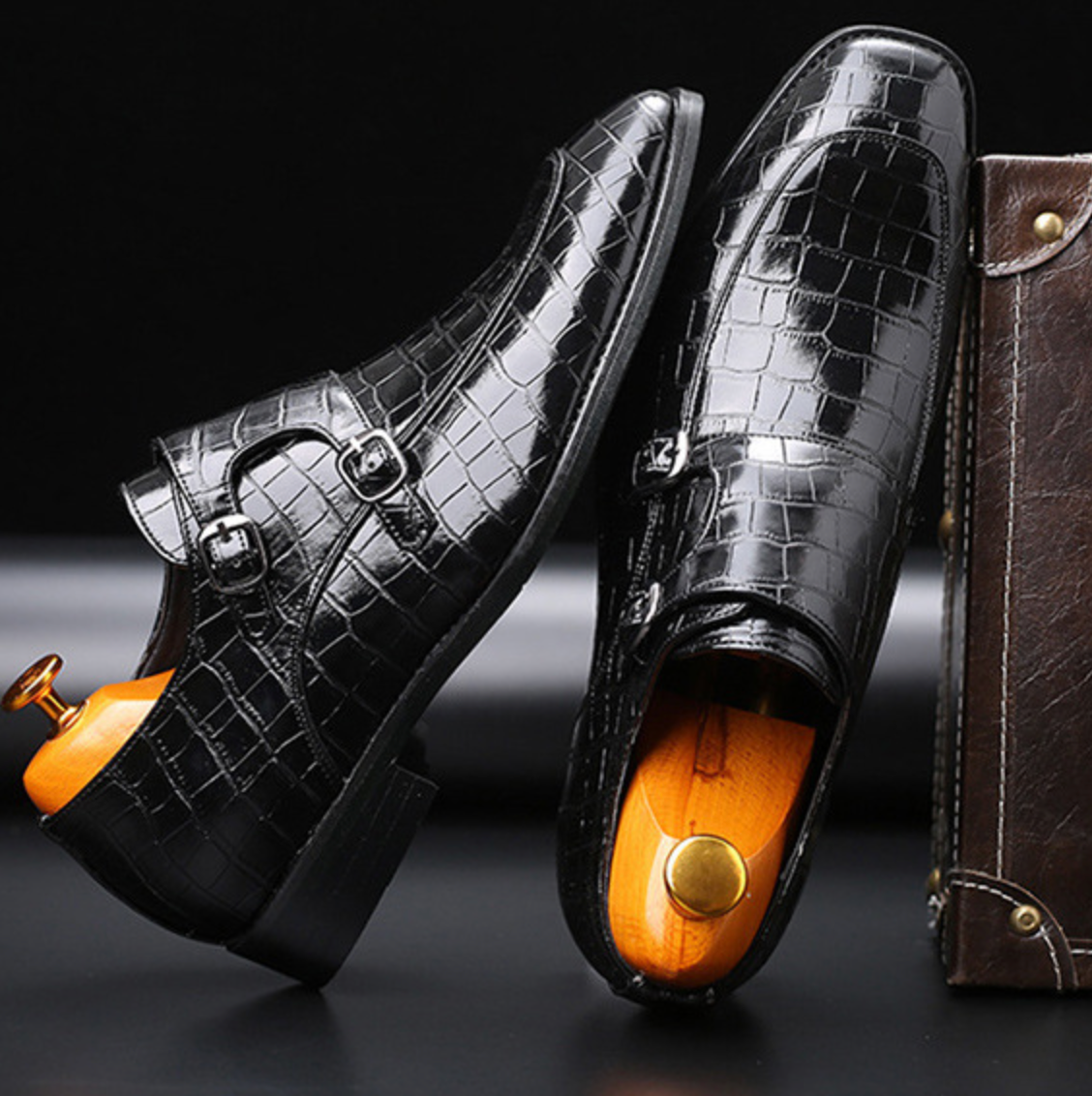 CROC MONK DRESS SHOES