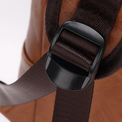 VINTAGE LEATHER OFFICE BACKPACK