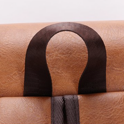 VINTAGE LEATHER OFFICE BACKPACK