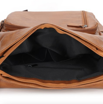 VINTAGE LEATHER OFFICE BACKPACK