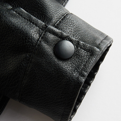 THICK WARM LEATHER JACKET