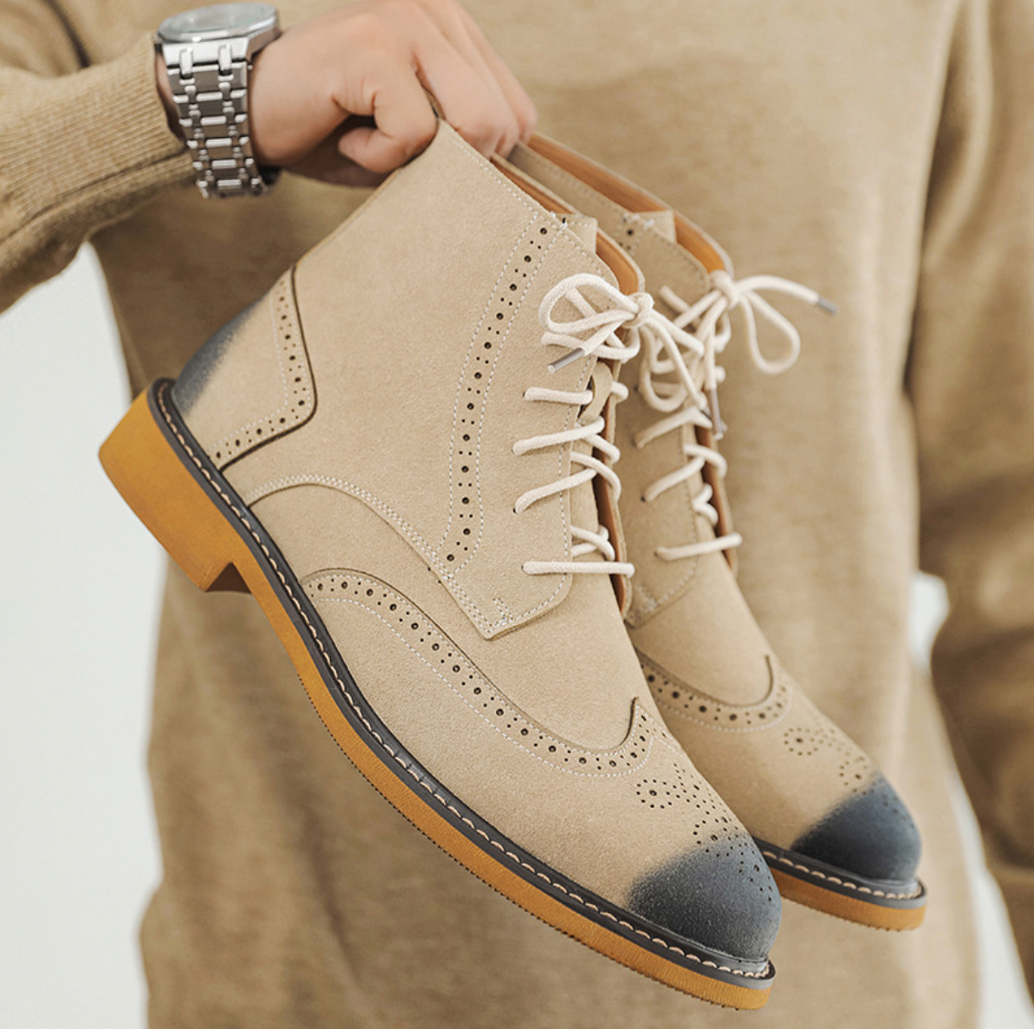 BROGUE HIGH-TOP CLASSIC BOOTS