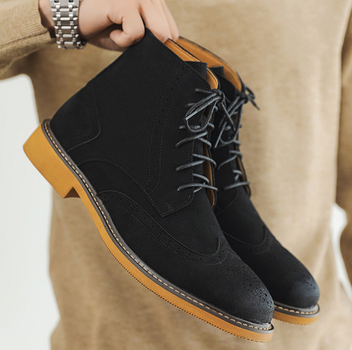 BROGUE HIGH-TOP CLASSIC BOOTS