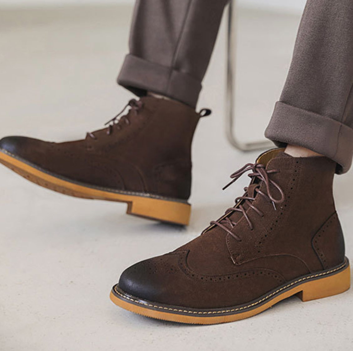BROGUE HIGH-TOP CLASSIC BOOTS