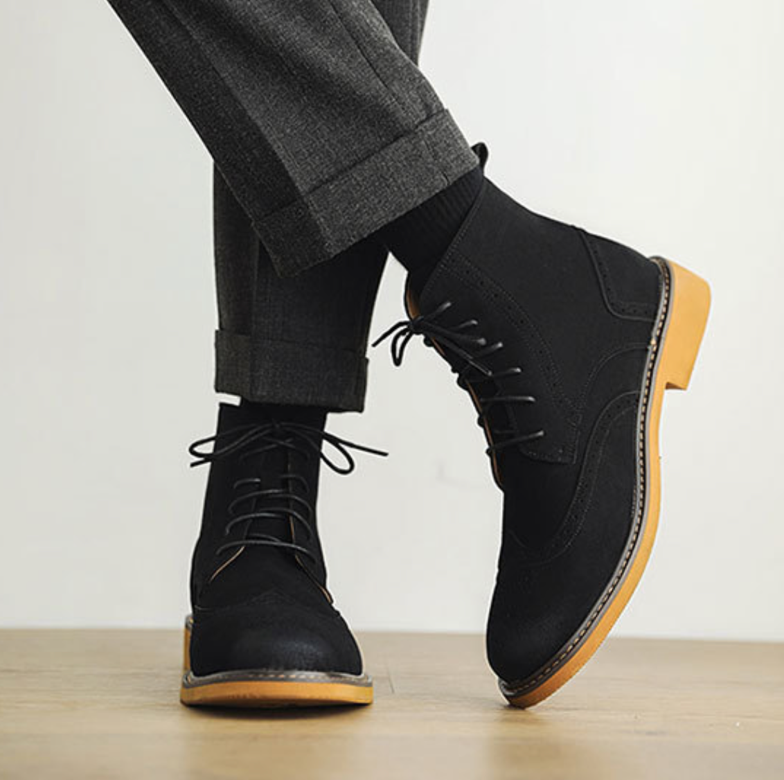 BROGUE HIGH-TOP CLASSIC BOOTS