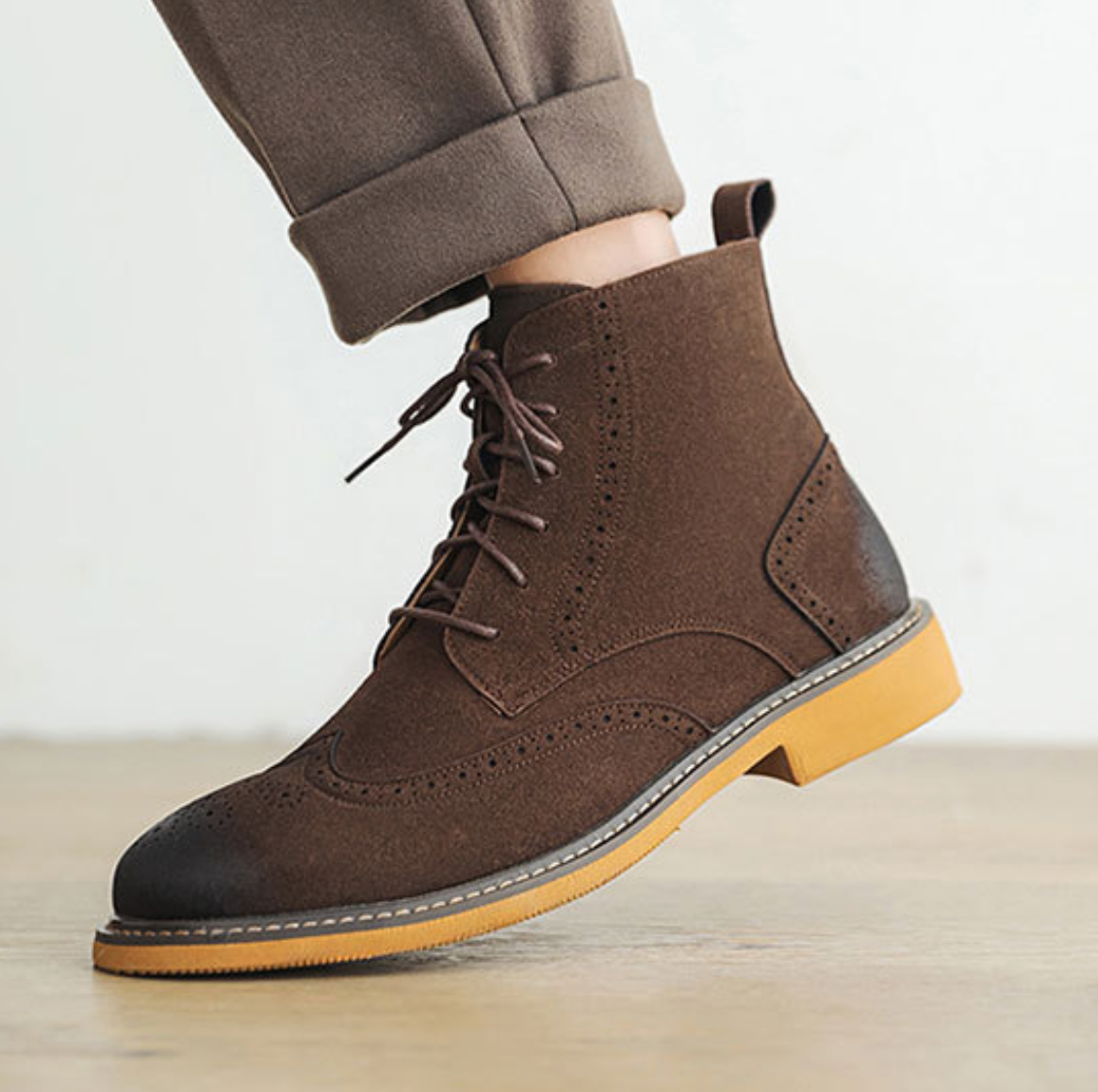 BROGUE HIGH-TOP CLASSIC BOOTS