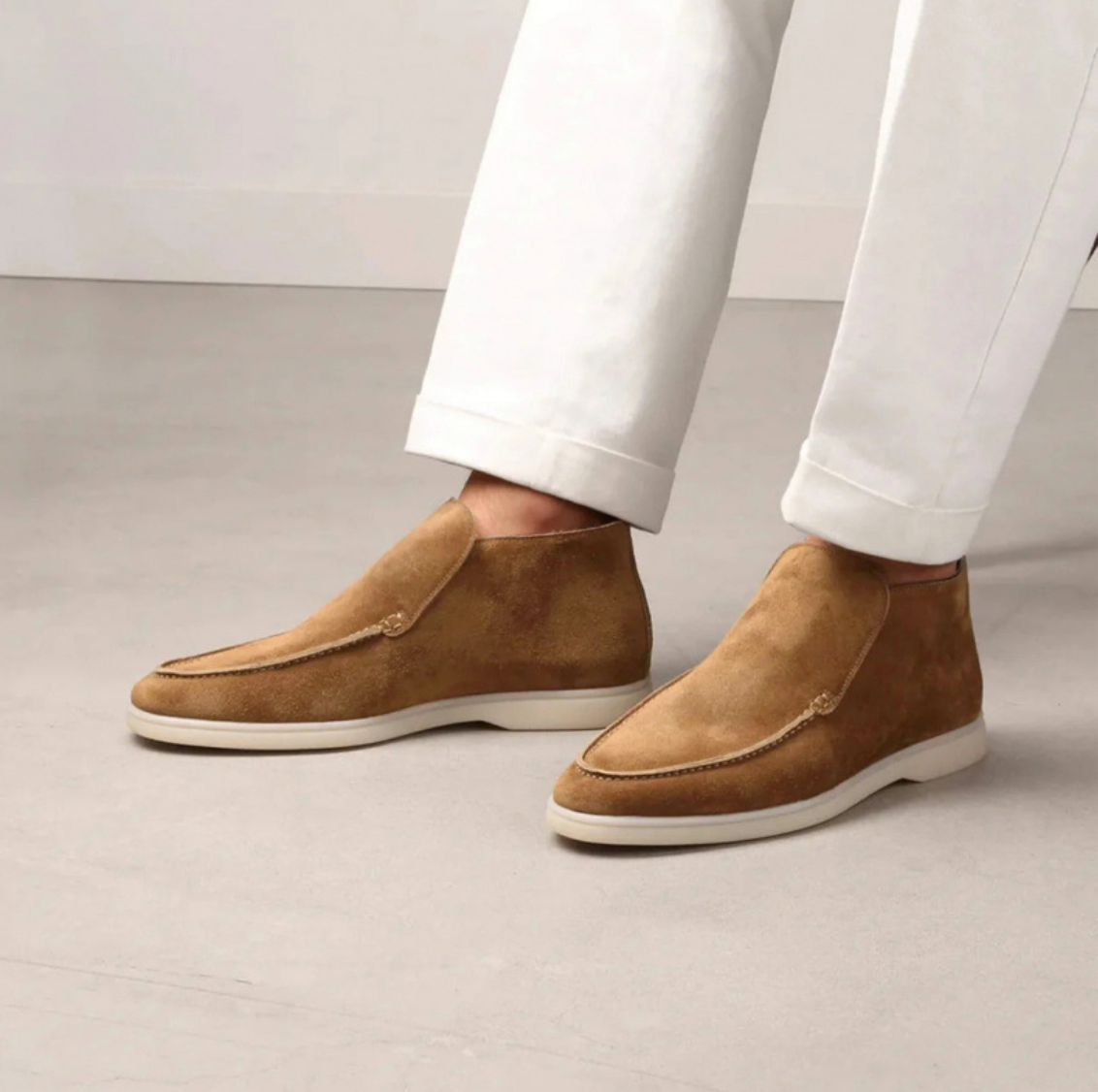 Premium Suede Slip-Ons