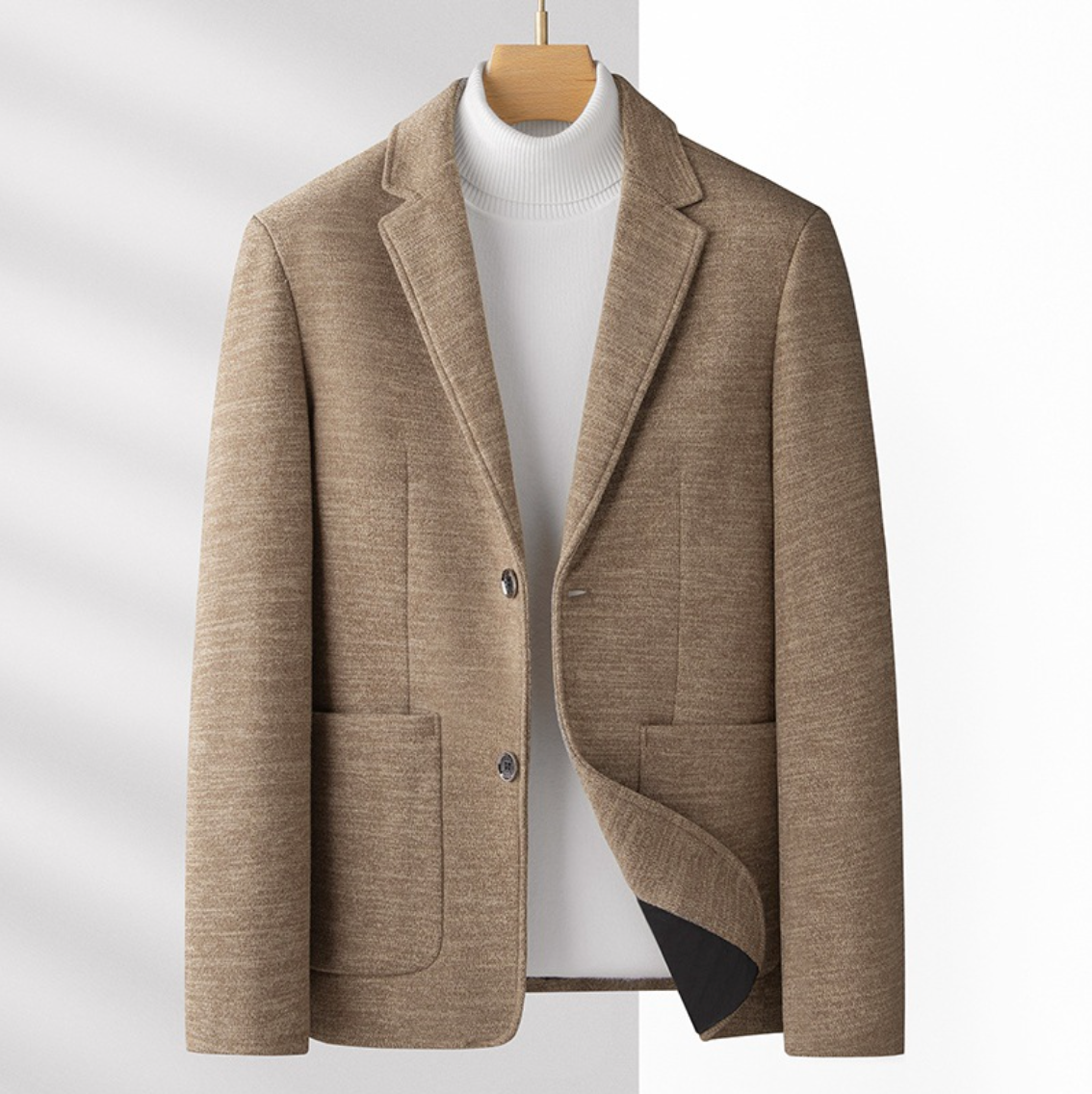LUXURIOUS COZY WOOL BLAZER