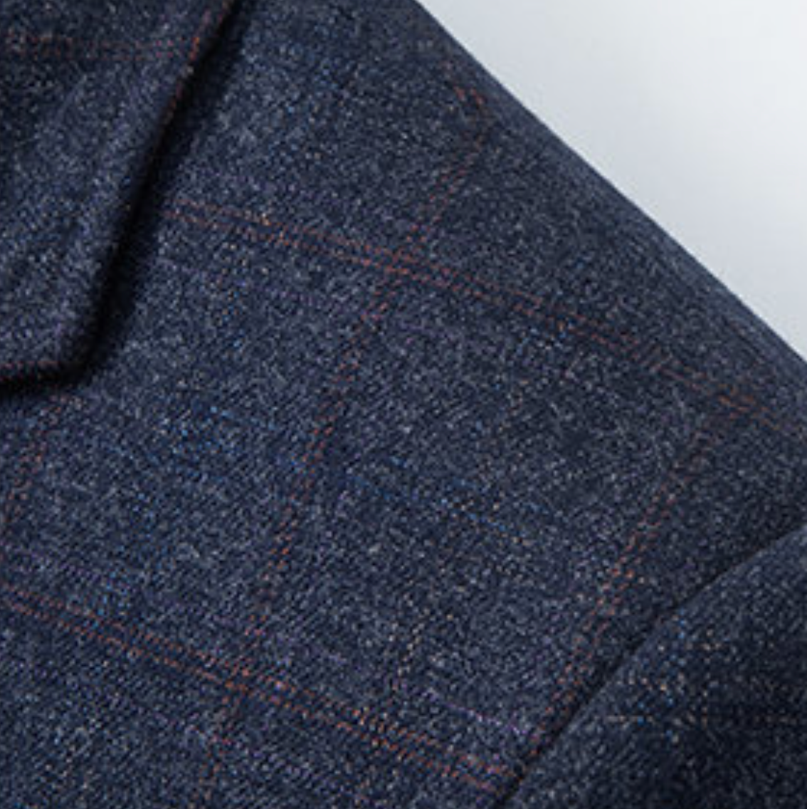 CLASSIC PLAID WOOL BLAZER