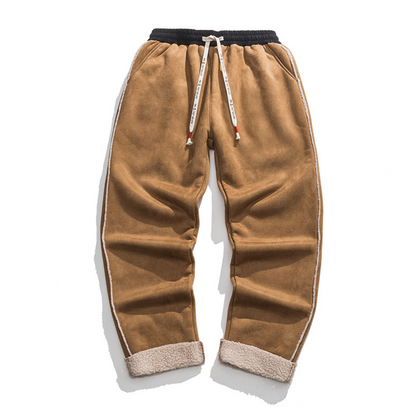 VELVET-LINED WARM TROUSERS