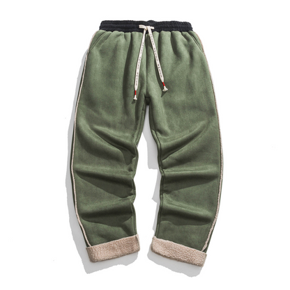 VELVET-LINED WARM TROUSERS