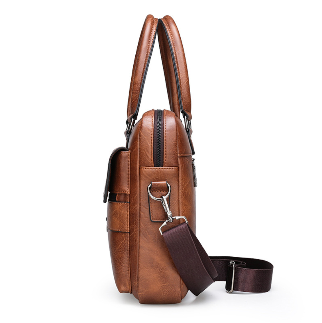 Business Leather Hand Bag