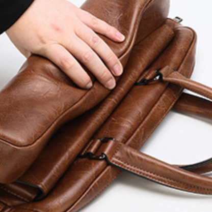 Business Leather Hand Bag