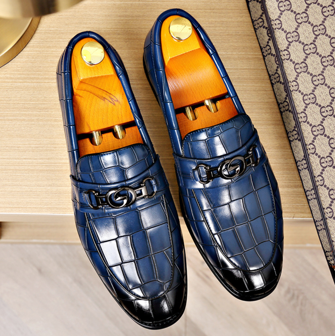 Leather Horsebit Loafers
