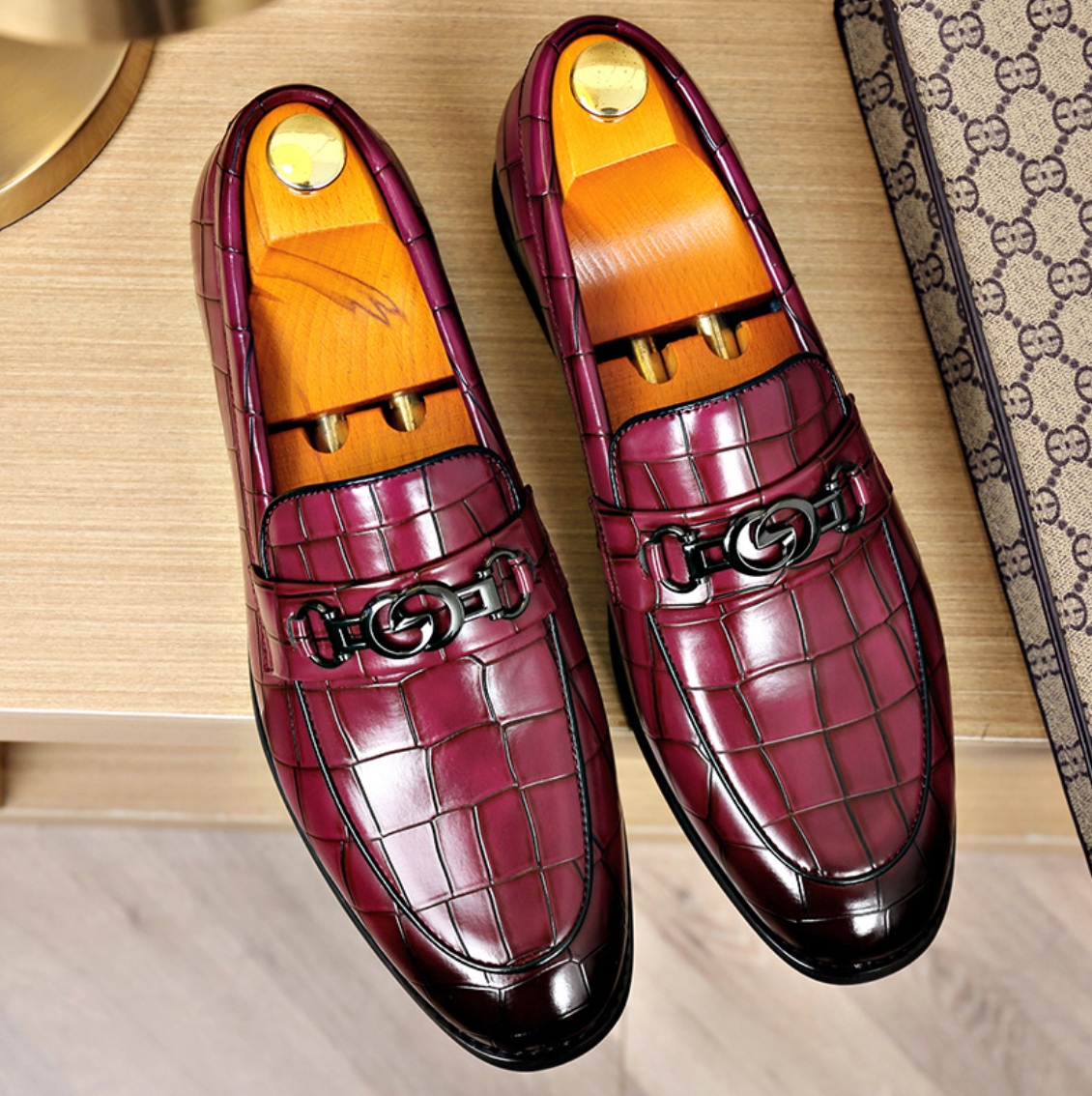 Leather Horsebit Loafers
