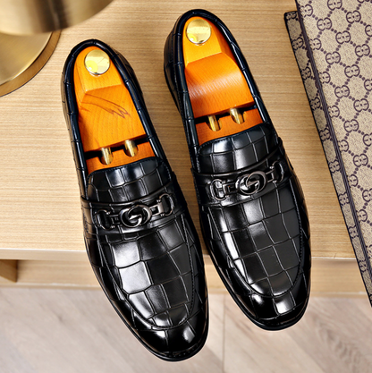 Leather Horsebit Loafers