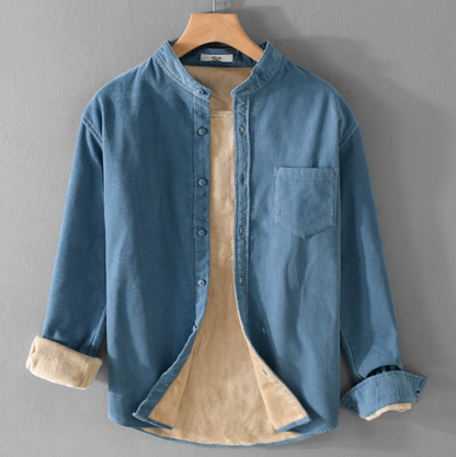 Warm Fleece Corduroy Shirt