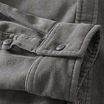 Warm Fleece Corduroy Shirt